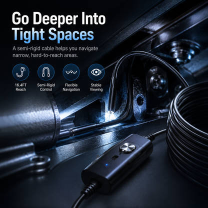 2026 New Arrival | HD Endoscope Camera – Waterproof Inspection Camera