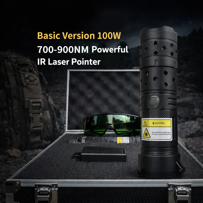 🔥2026 New Design 120W 900-1100NM Powerful IR Laser Pointer