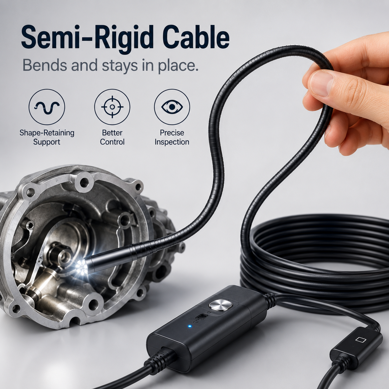 2026 New Arrival | HD Endoscope Camera – Waterproof Inspection Camera