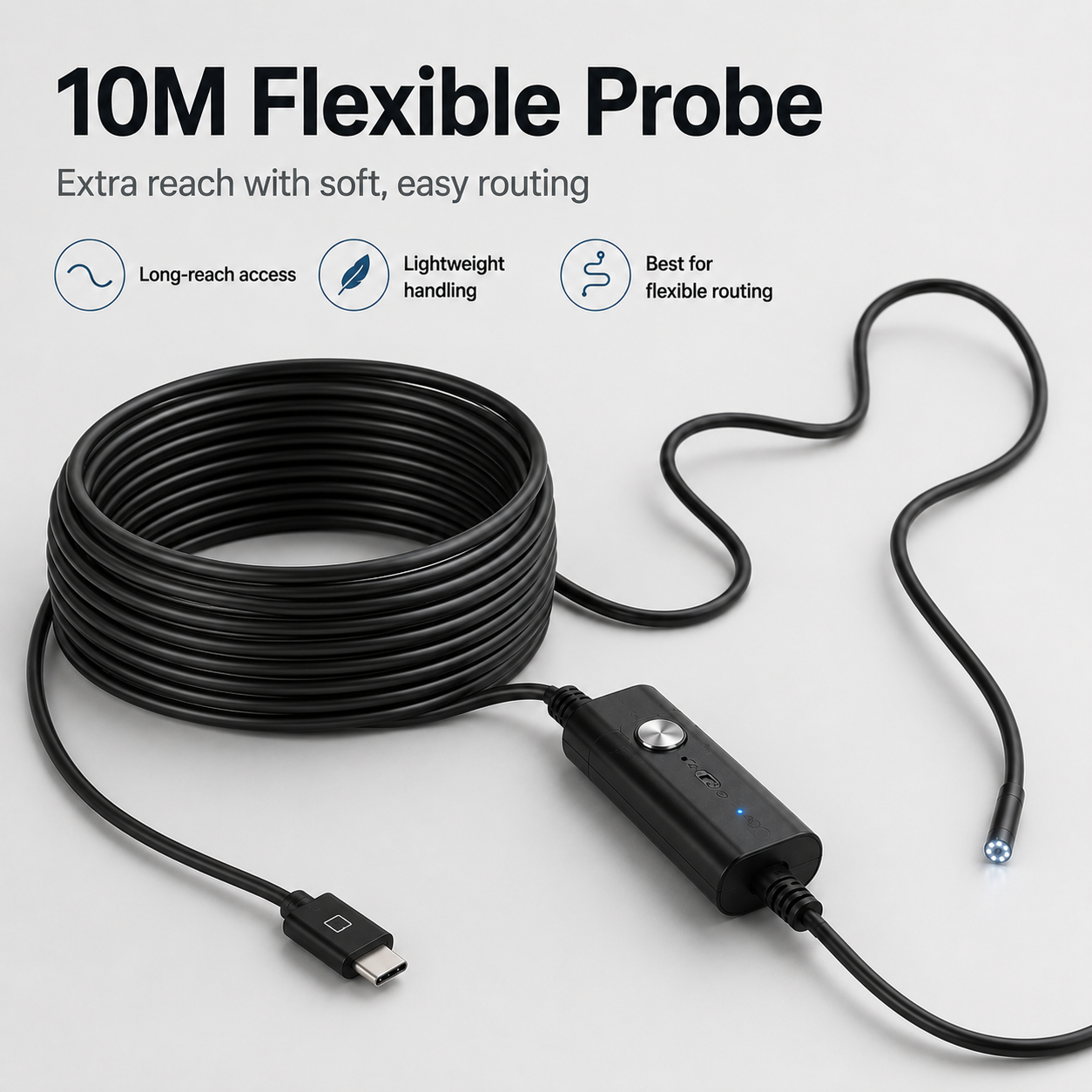 2026 New Arrival | HD Endoscope Camera – Waterproof Inspection Camera