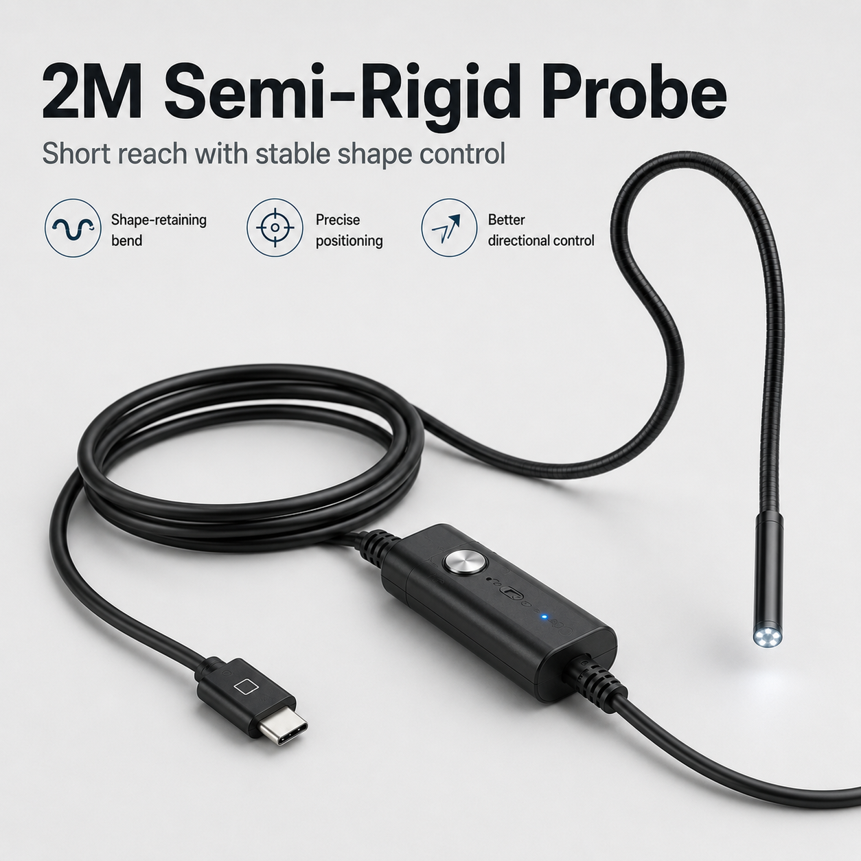 2026 New Arrival | HD Endoscope Camera – Waterproof Inspection Camera