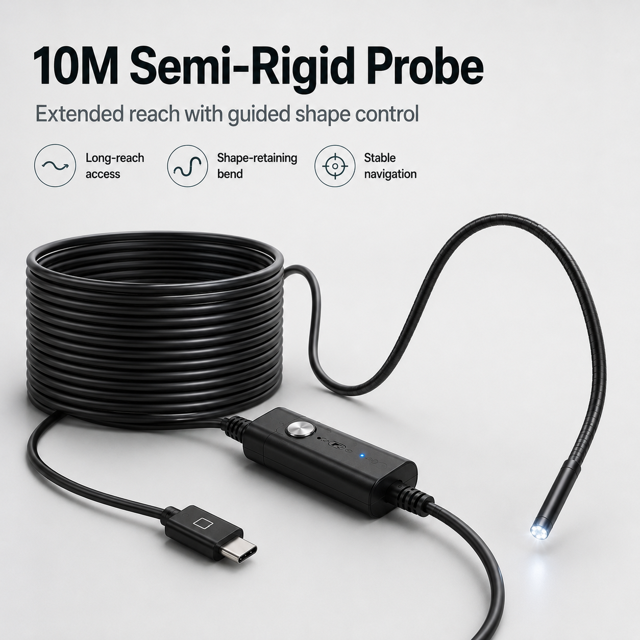 2026 New Arrival | HD Endoscope Camera – Waterproof Inspection Camera